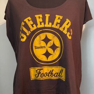 Steelers Brown Football T-Shirt